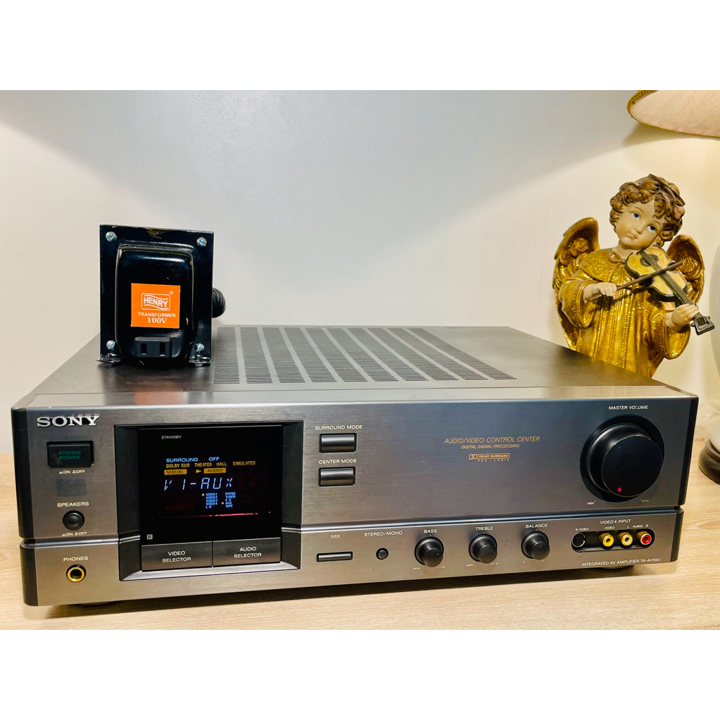 A-01-081025 SONY TA-AV590 เครื่องขยายเสียงมือสองจากประเทศญี่ปุ่น