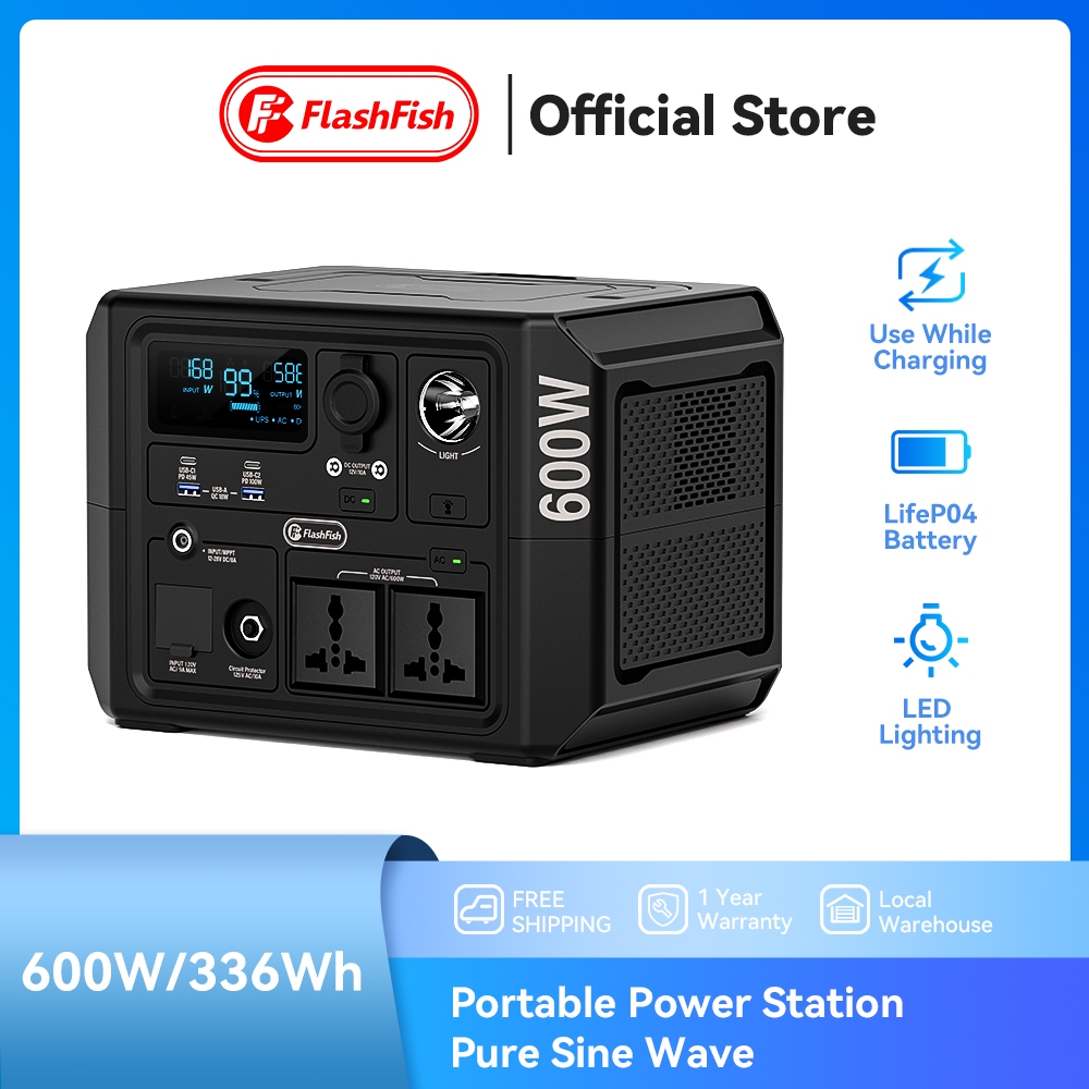 FlashFish FlashFish 600W 336Wh product image