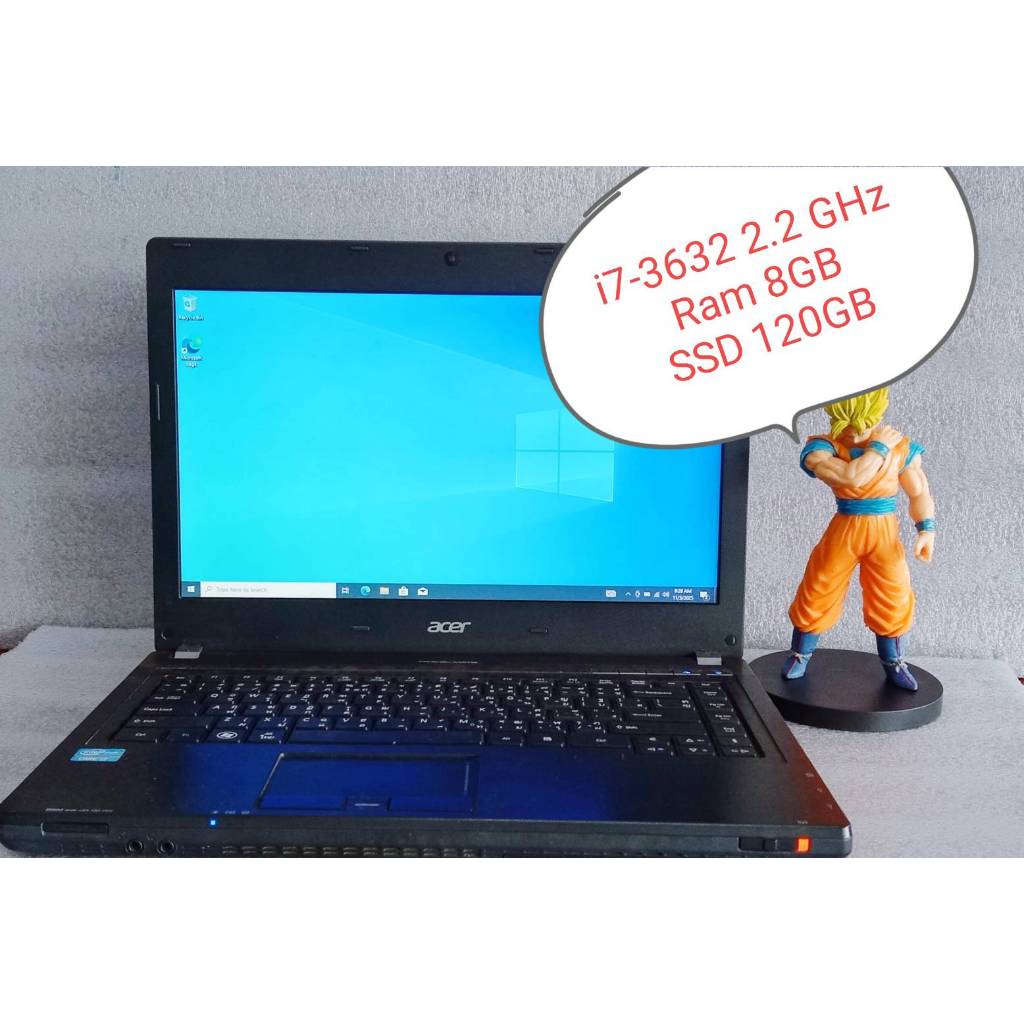ขายโน๊ตบุ๊ตมือสอง Acer Travelmate P643 i7-3632QM บูตเครื่องเร็วมมาก ทำ ...