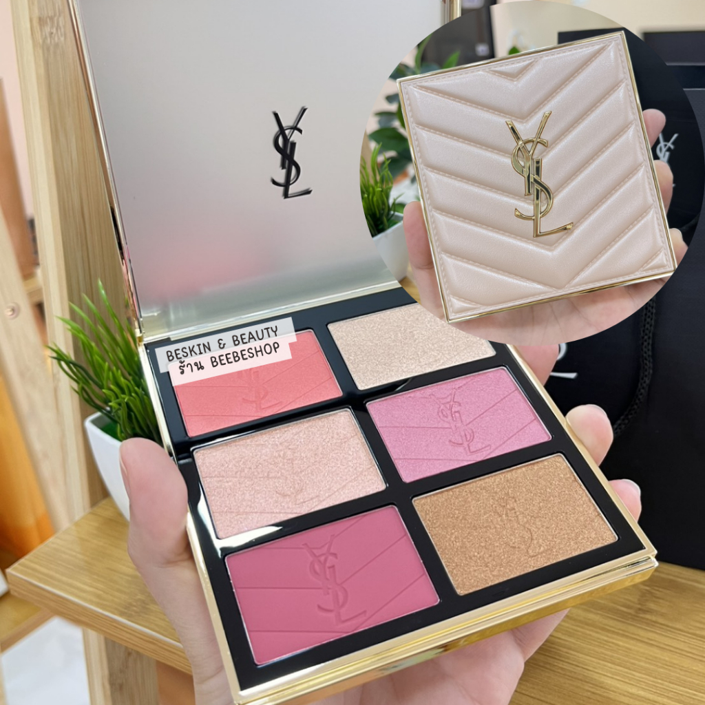 ลิมิเต็ด อิดิชั่น YSL Couture Face Palette Bush And Highlighter 27 กรัม ...