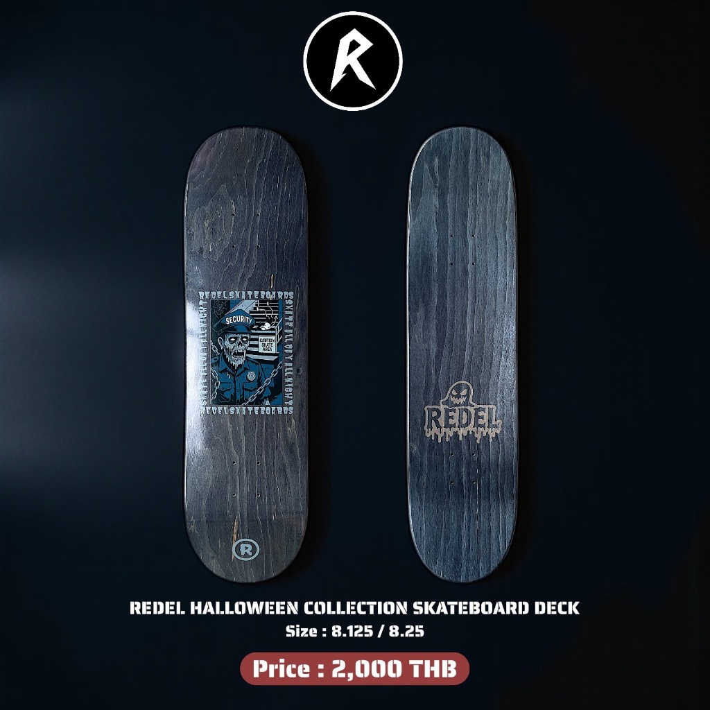 REDEL Halloween Skateboard Collection 8.125-8.25 | แผ่นเปล่าสเก็ตบอร์ด ...