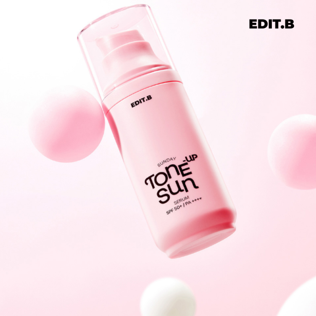 [EDIT.B] SUNDAY TONE-UP SUN SERUM PINK- เอดิทบี ซันเดย์โทนอัพ ซัน เซ ...
