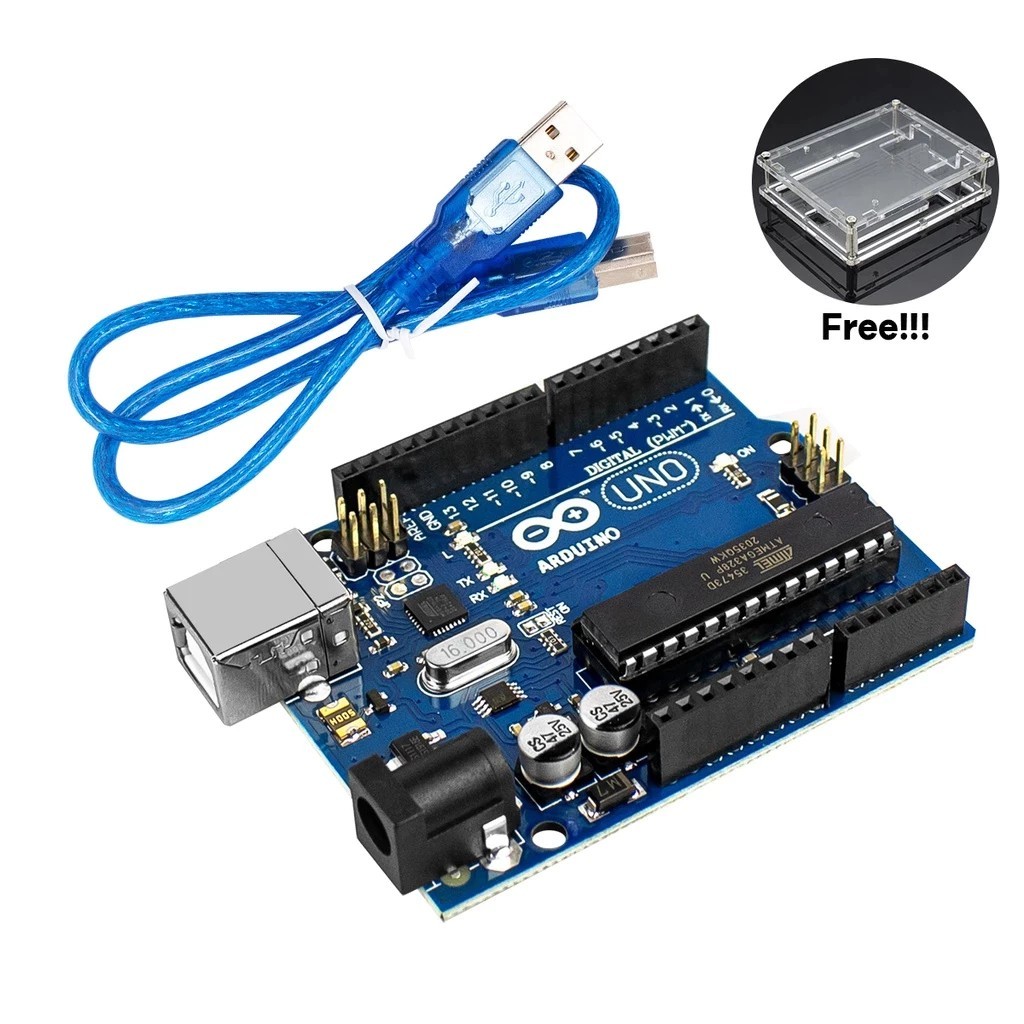 KLYSTR Arduino Uno R3 Board Atmega328/Ch340g พร้อมสาย USB สําหรับ Arduino