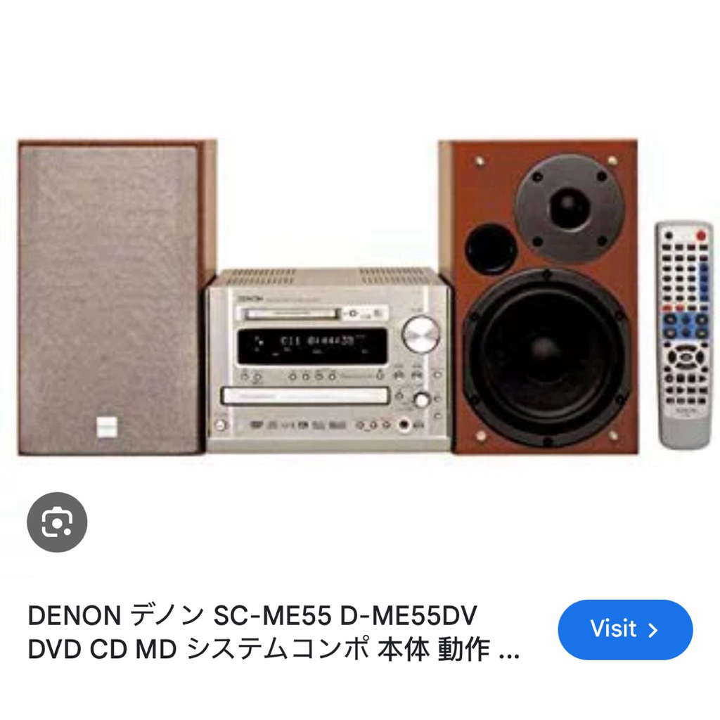 S-01-131125 DENON SC-ME55 ลำโพงมือสองจากประเทศญี่ปุ่น Woofer 5.5
