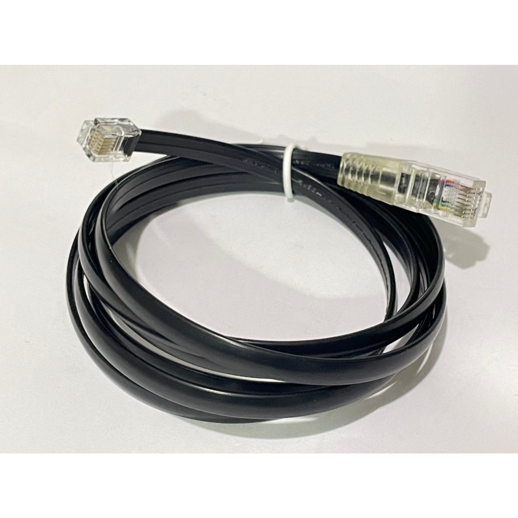 สายสัญญาณ เครื่อรูดบัตร เคเบิ้ล 6P6C RJ12 6 Pin ถึง RJ45 8P6C 8 Pin Lan ...