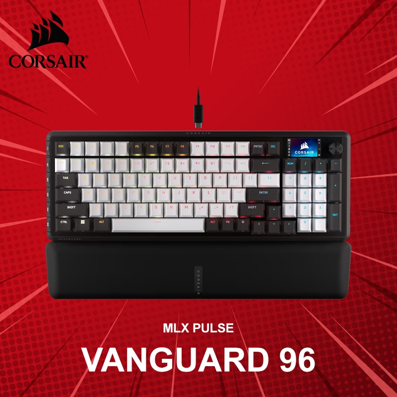 คีย์บอร์ด Corsair รุ่น VANGUARD 96 MLX PULSE (ภาษาอังกฤษ) ประกันศูนย์ 2 ...