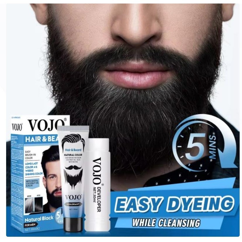 VOJO HAIR&BEARD น้ำยาย้อมผมและเครา | Shopee Thailand
