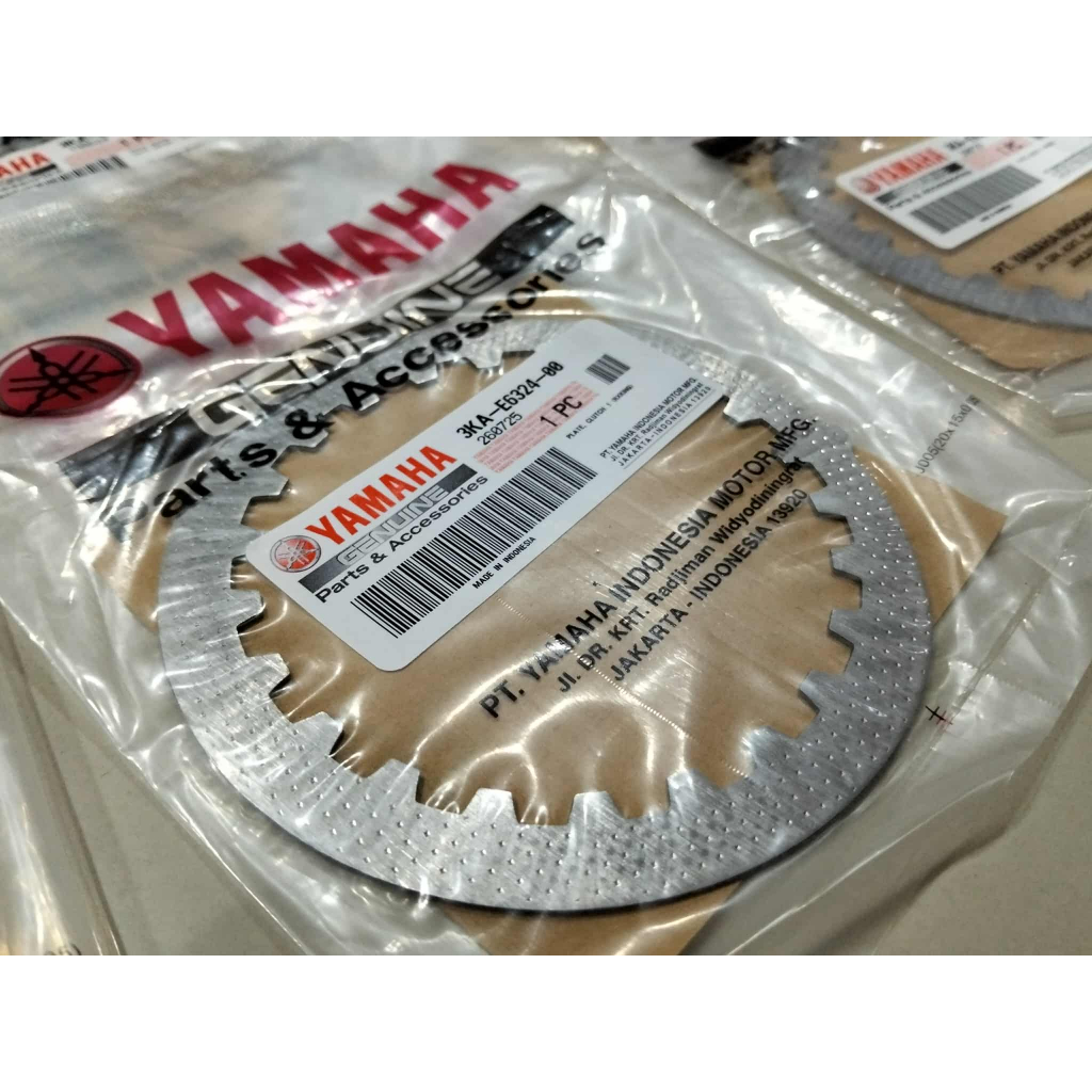 แผ่นเหล็กครัช แท้ YAMAHA RXS,RXK,RXZ,JR,VR,TZR,TZM 3KA-E6324-00 ราคาต่อ ...