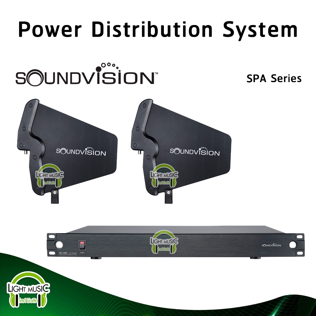 Power Distribution Soundvision SPA Series SPA-1002P SPA-1000A ชุด ...