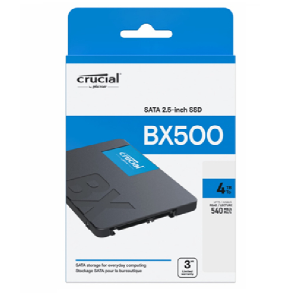 Crucial 4TB BX500 SATA3 2.5 SSD | Shopee Thailand