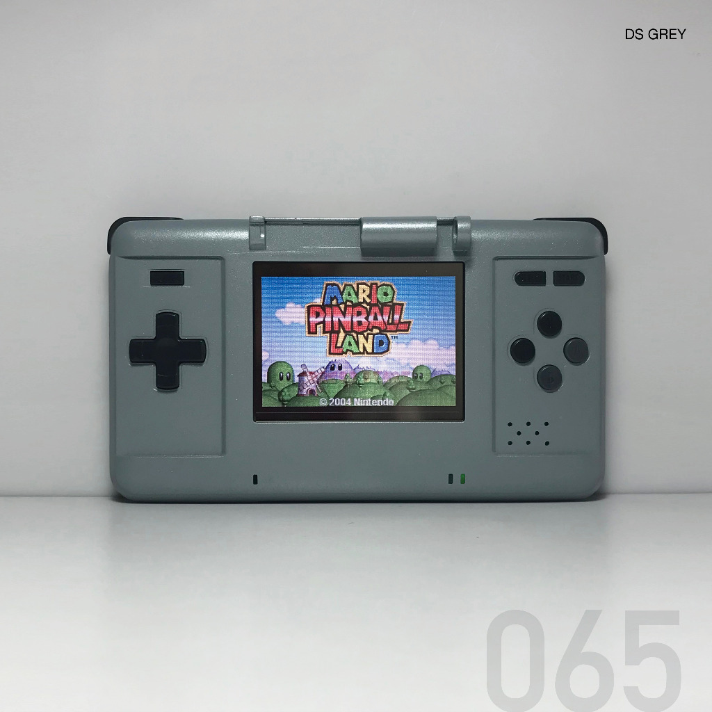 เครื่องเกม Nintendo DS (GREY065 MICRO) โมจอเดียวเล่น GBA ตำหนิทำสีมา มี ...