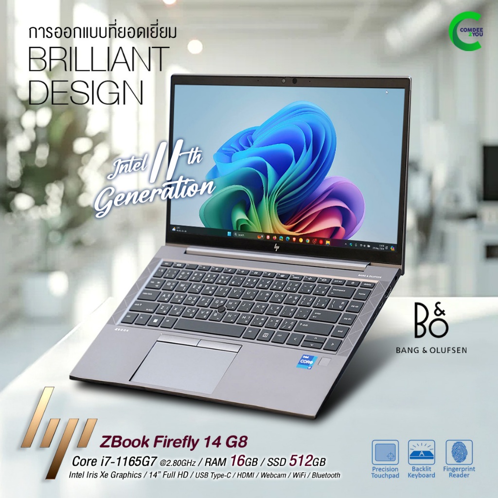 HP ZBook Firefly 14 G8 | Core i7 Gen11 | 14″FHD IPS | 16GB | 512GB