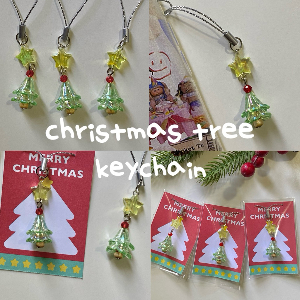 Christmas tree keychain 🎄 พวงกุญแจต้นคริสต์มาส