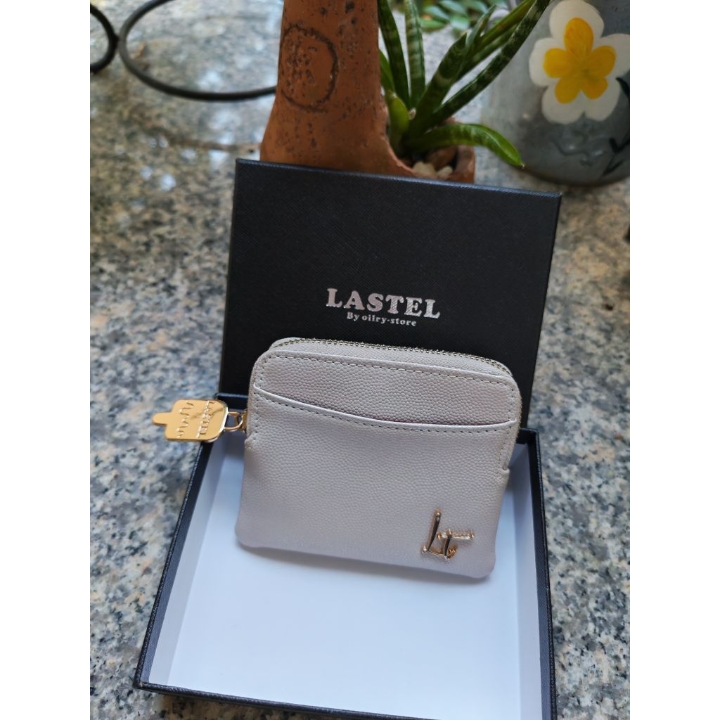 กระเป๋าสตางค์ใบสั้น หนังแท้ Lastel รุ่นนี้เป็นซิปไอติมคะ มือ 1 พร้อม ...