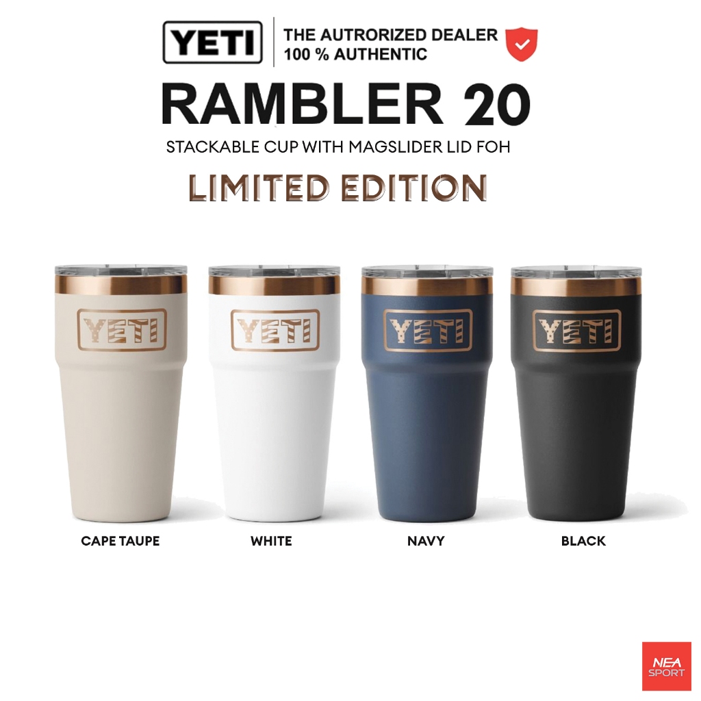 YETI RAMBLER 20 OZ STACKABLE CUP WITH MAGSLIDER LID FOH แก้วเก็บความ ...