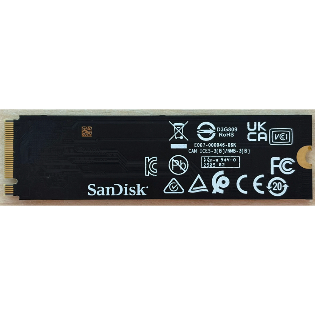 512 GB SSD (เอสเอสดี) SANDISK PC SN5000S - PCIe 4x4 NVMe M.2 2280