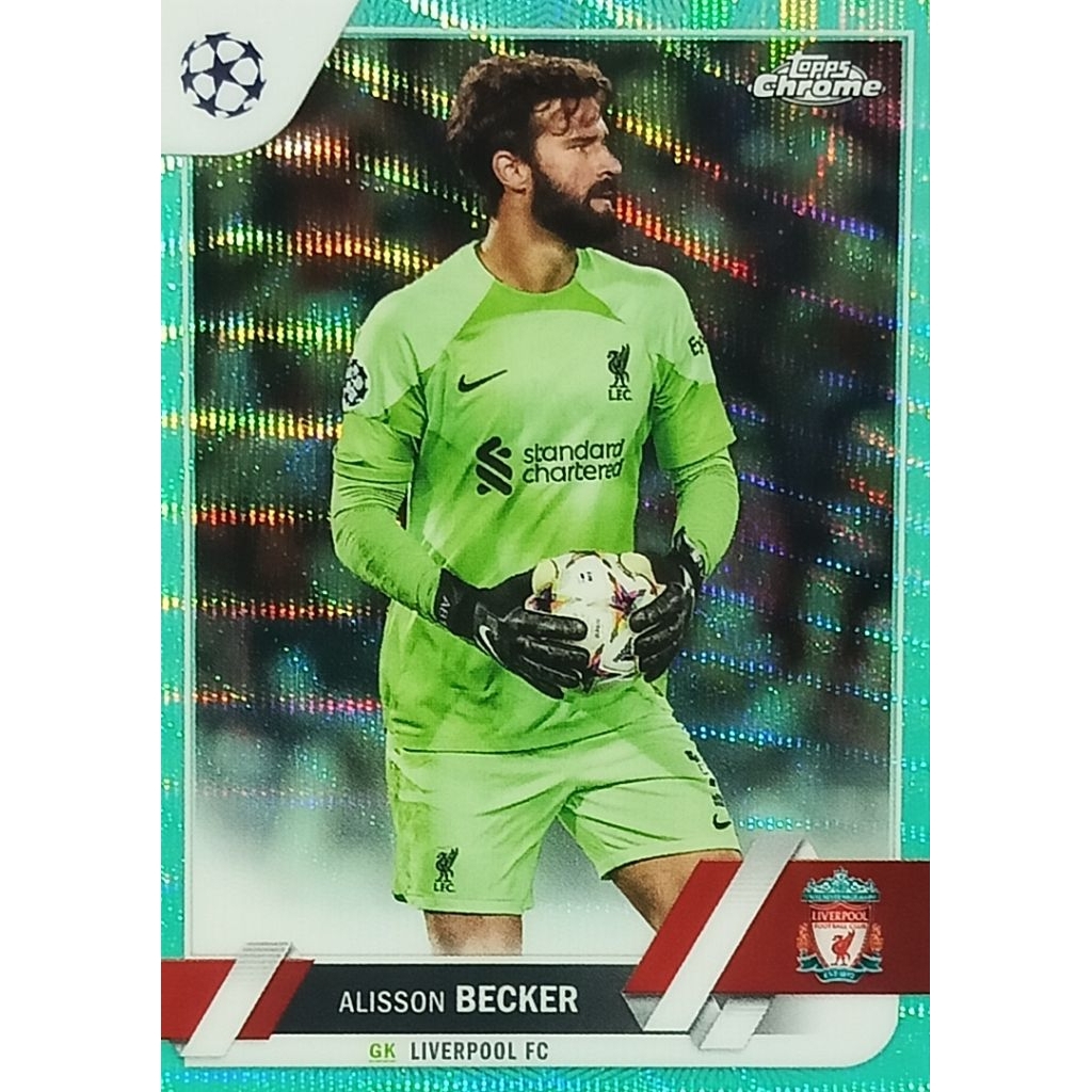 Card 2022-23 Topps UEFA Club Competitions Alisson Becker #74 Liverpool ...