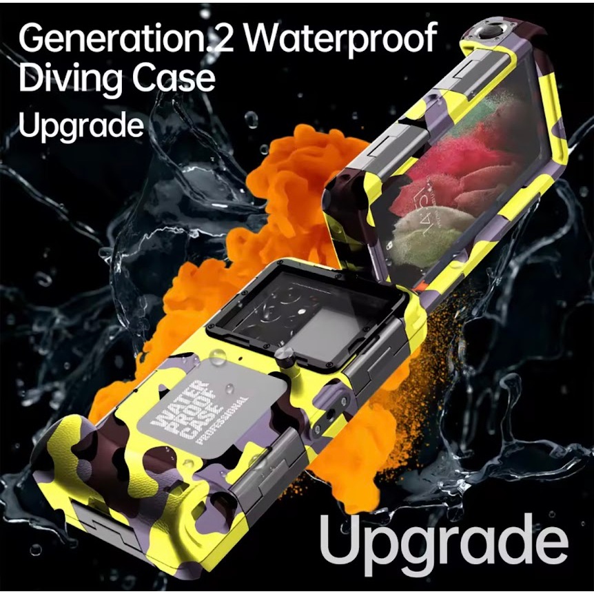 SHELLBOX GEN2 ลายพรางใหม่ กันน้ำได้ลึกถึง 15เมตร/50ฟุต เคสโทรศัพท์กัน ...