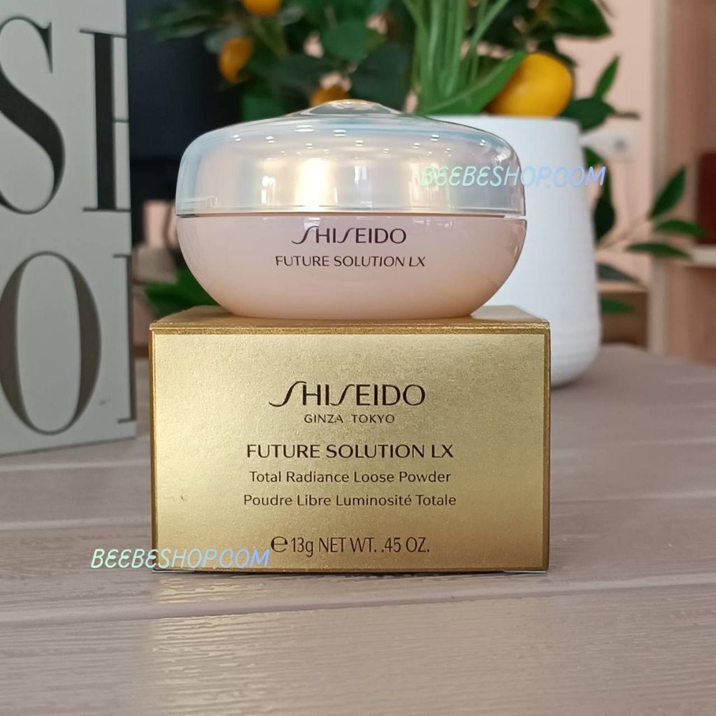 แป้งฝุ่น SHISEIDO Future Solution LX Total Radiance Loose Powder E 13g ...