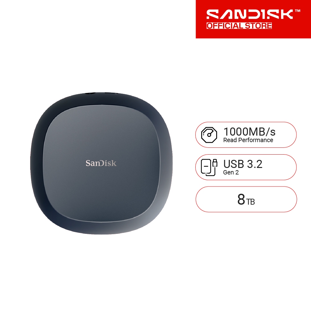 SanDisk Desk Drive SSD 8TB (SDSSDT40-8T00-AP25) | Shopee Thailand