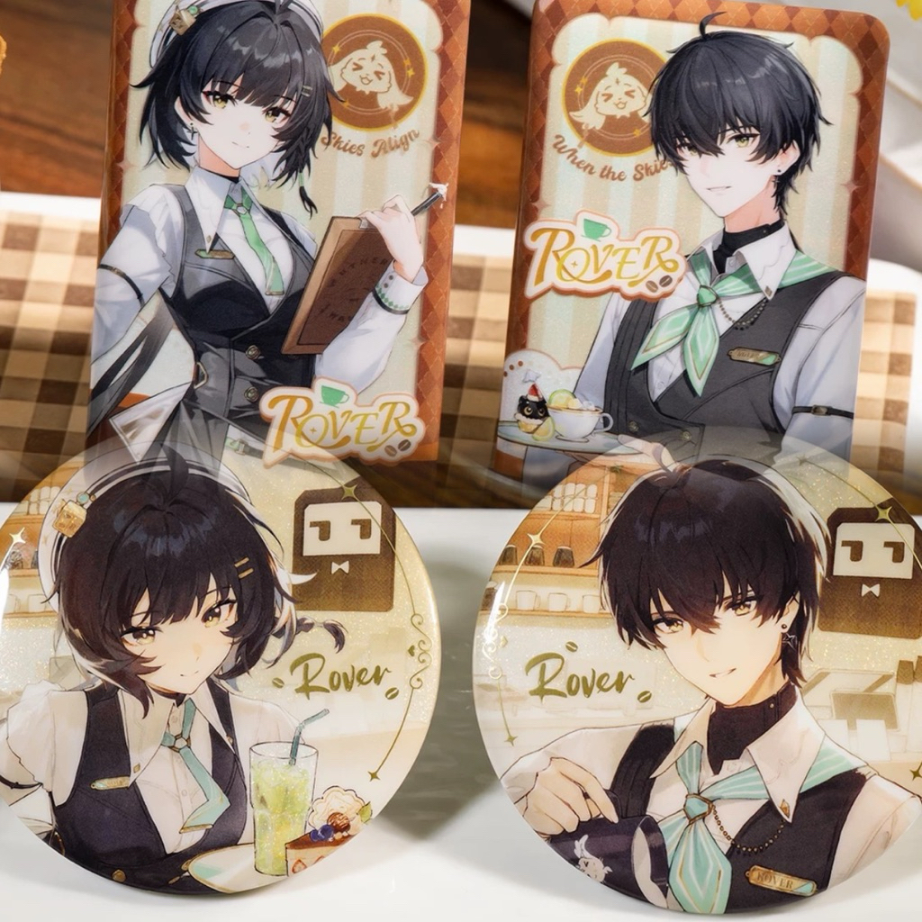 [พร้อมส่ง] official แท้ Rover Cafe Badge wuthering waves kuro game wuwa ...