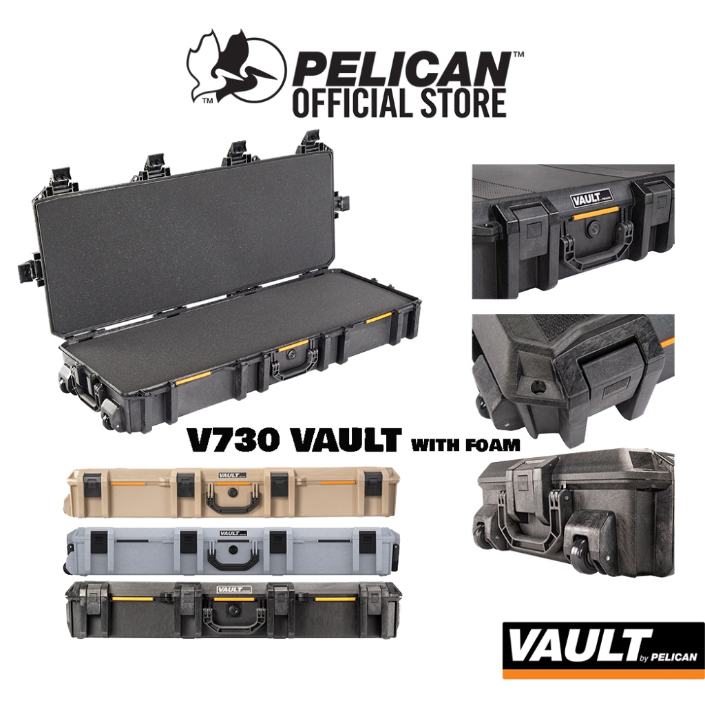 Pelican V730 Vault Rifle Case with Foam - กันน้ำกันกระเเทก | Shopee ...
