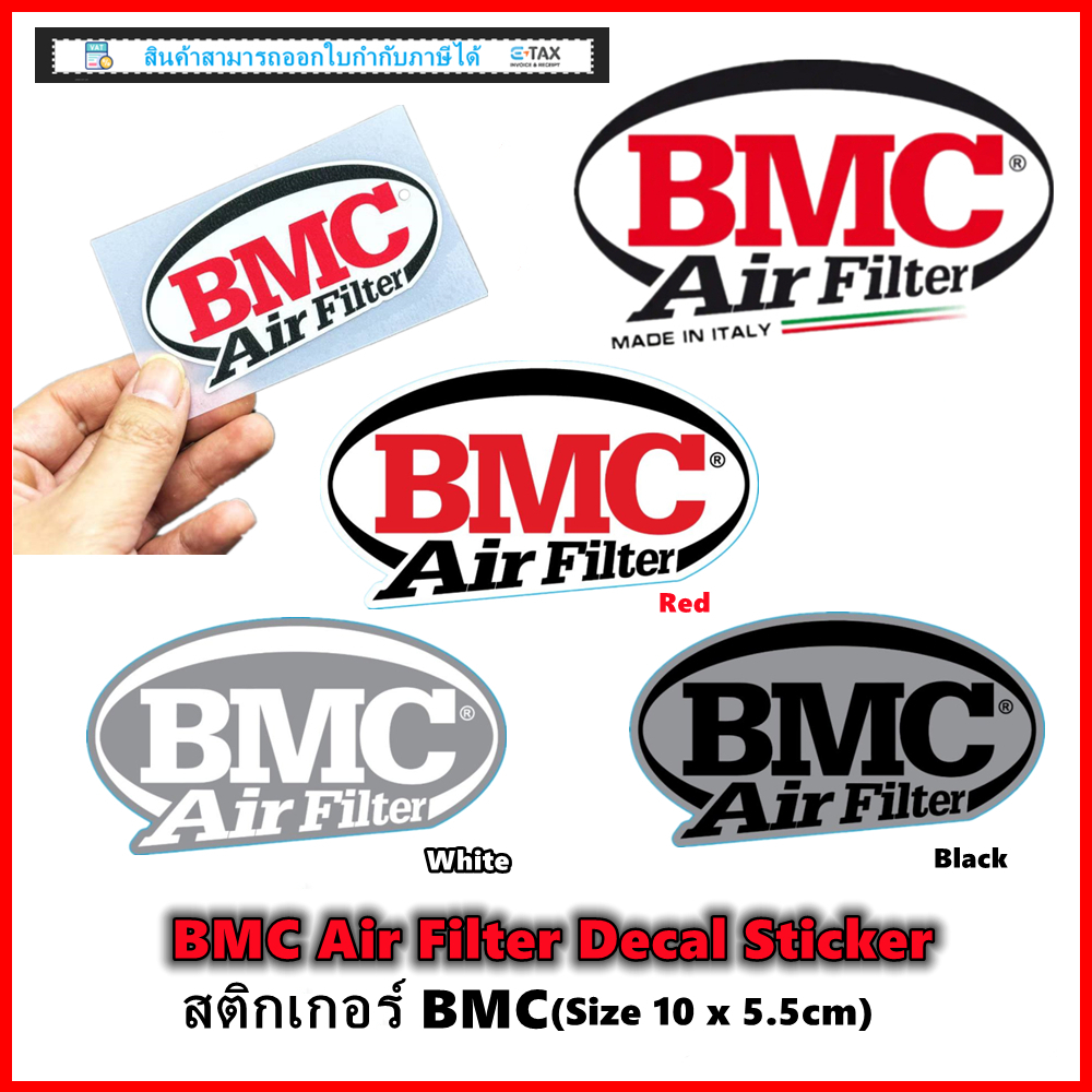 สติกเกอร์แท้ BMC Airfilters® (ITALY) Decal Sticker by 3M | Shopee Thailand