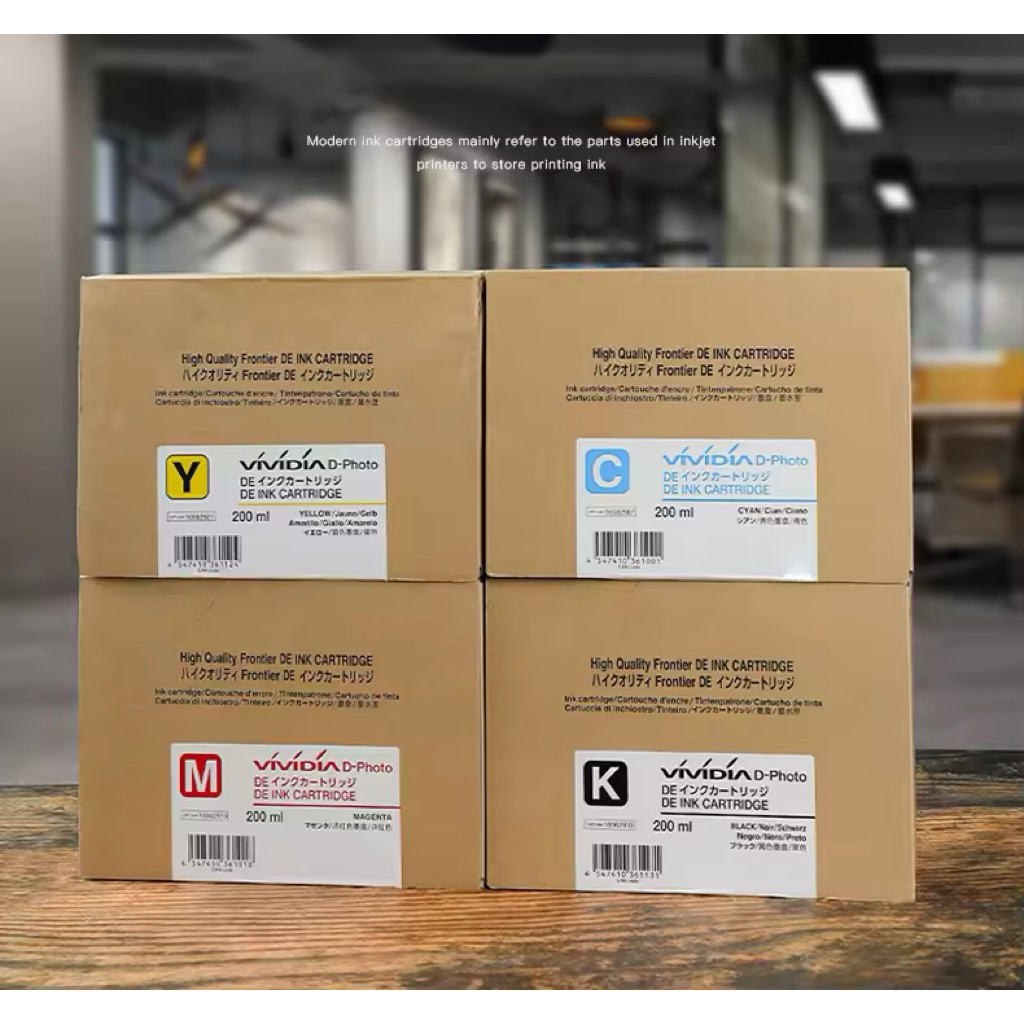 FUJIFILM Inkjet Ink DE100 – หมึกอิงค์เจ็ท 4สี และตลับซับน้ำหมึกพอมพ์ ...