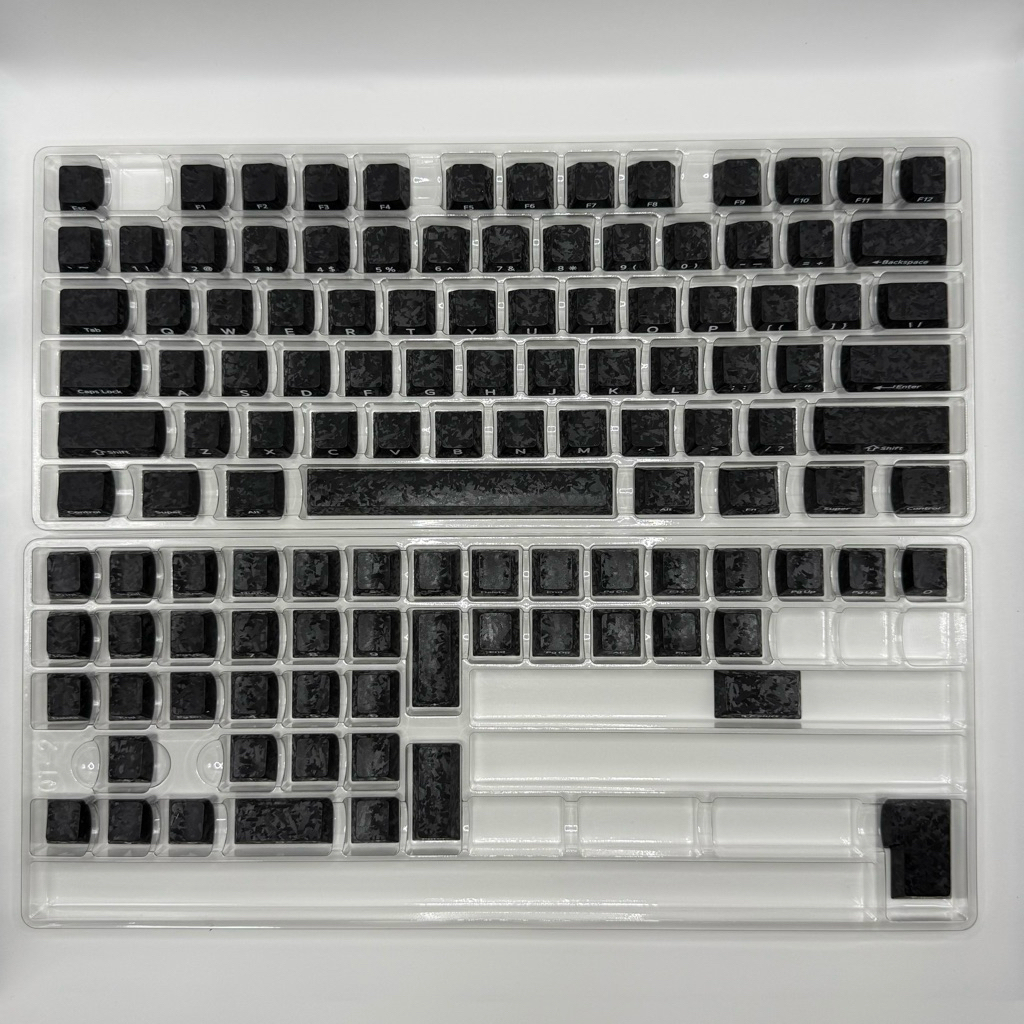 คีย์แคป Forged Carbon Keycap คาร์บอนไฟเบอร์ Textured Keycap Cherry ...