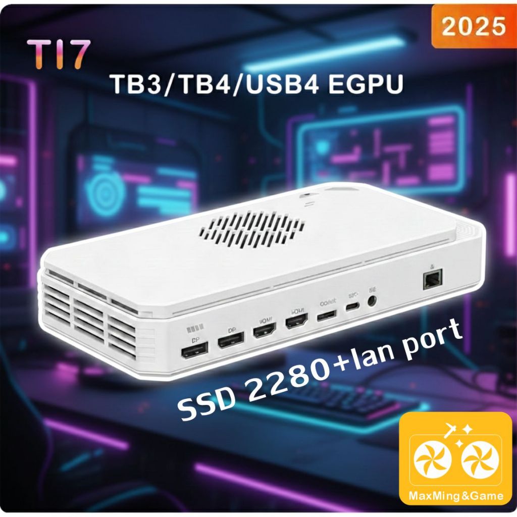 Ti7 eGPU Dock อัปเกรดความแรงระดับเกมมิ่งให้ Laptop Mini PC เครื่องเกม ...