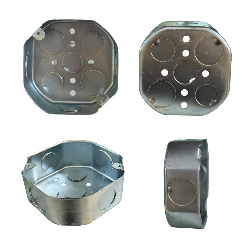 Octagon Box (SEC) อ๊อกตาก้อนบ๊อกซ์ เหล็ก 6 เหลี่ยม กล่องพักสายไฟเหล็ก ...