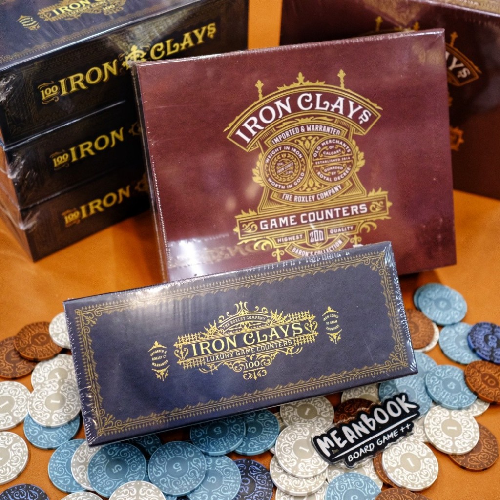 Iron Clays 100 / 200 เหรียญชิปสำหรับ Board Game | Shopee Thailand