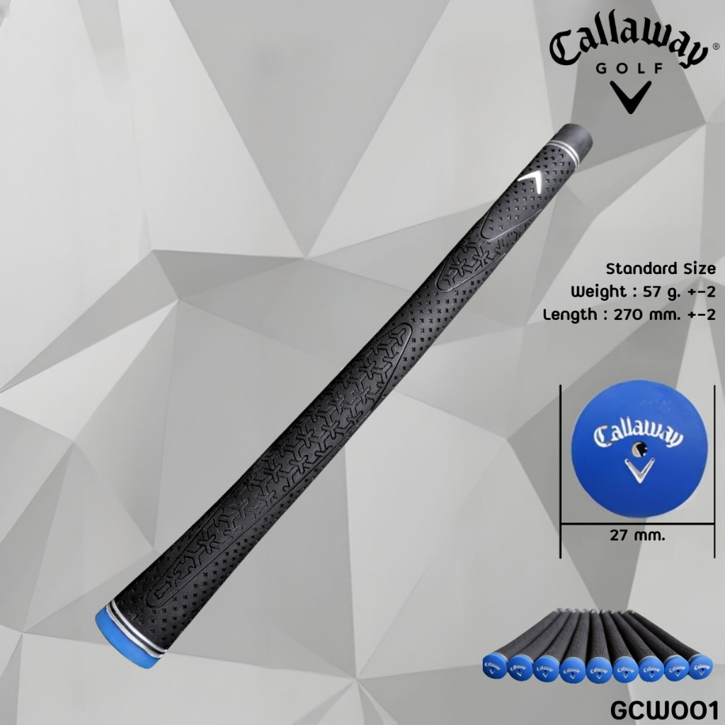 กริปไม้กอล์ฟแบบ 1 ชิ้น Callaway Blue-Diamond Universal 57g. Standard ...