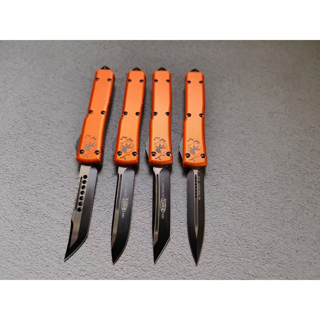 มีดพับ Microtech Halloween UT Series OTF สำหรับพกพา EDC ใช้กลางแจ้ง ...