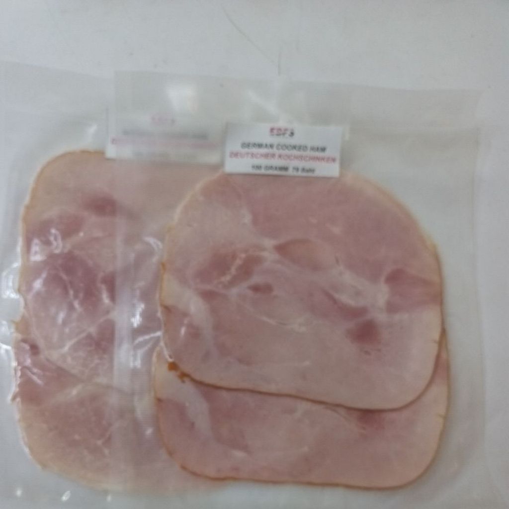 TGM German cooked ham / Deutscher Kochschinken 200 gram (2 packs of 100 ...