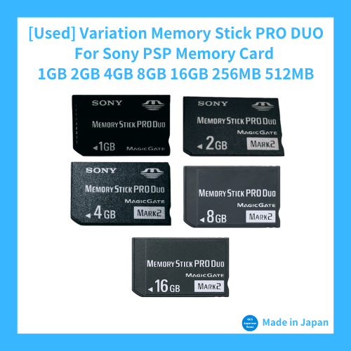 [Used] Memory Stick PRO DUO For Sony PSP Memory Card 1GB 2GB 4GB 8GB ...
