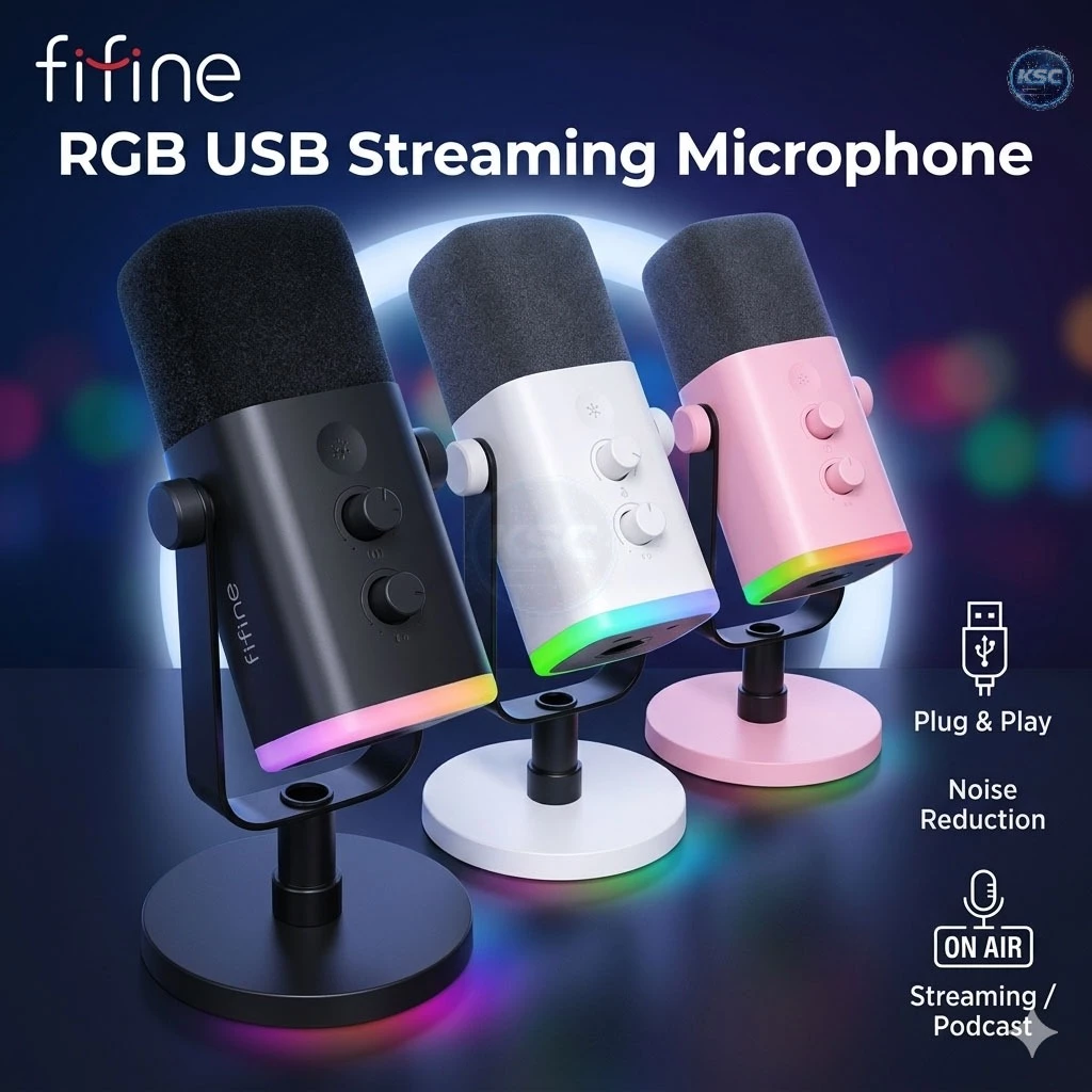 FIFINE AM8 USB/XLR DYNAMIC MICROPHONE ไมโครโฟนไดนามิก AM8 USB Dynamic Mic