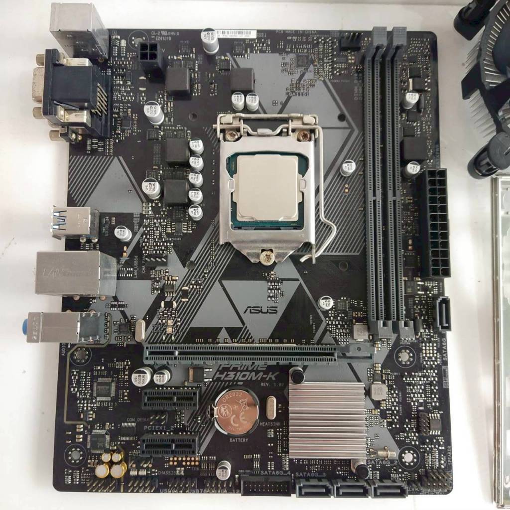 CPU + M/B CPU Core i3 8100 3.60GHz + ASUS PRIME H310M K (1151)ประกัน 2 ...