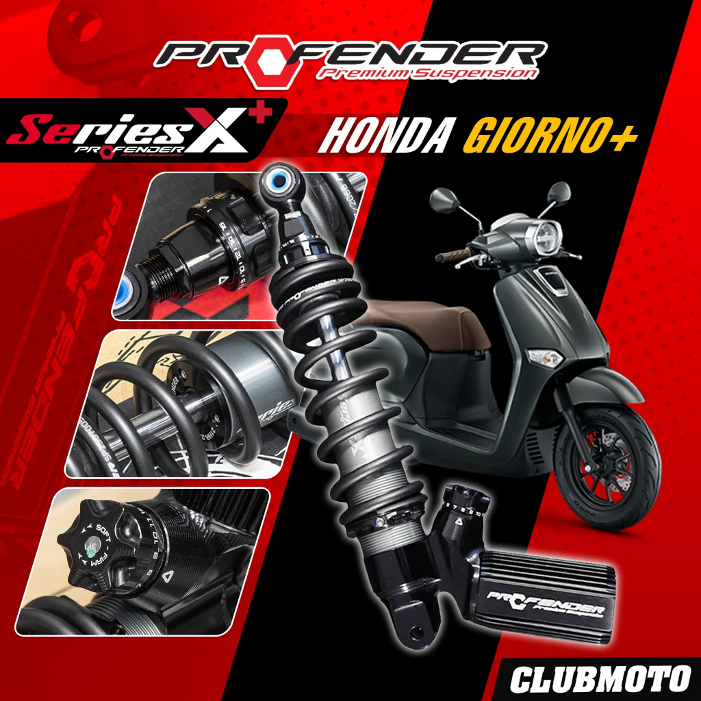 🚩 โช๊คหลัง PROFENDER X-SERIES PLUS Giorno+ ความสูง 320/300mm. ของแท้ ...