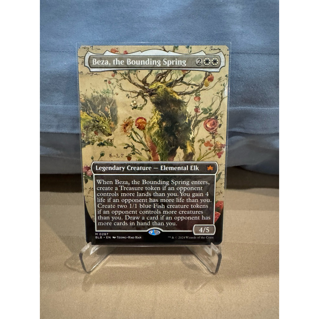 MTG Bloomburrow Variants: Beza, the Bounding Spring (0287 - Showcase ...