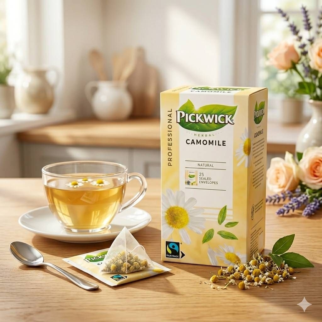 [Made in Netherland] Pickwick Camomile Herbal Tea ชาสมุนไพรคาโมมายล์ ...