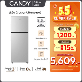 Candy CRF-TMF235 ตู้เย็นอินเวอร์เตอร์ 235 ลิตร