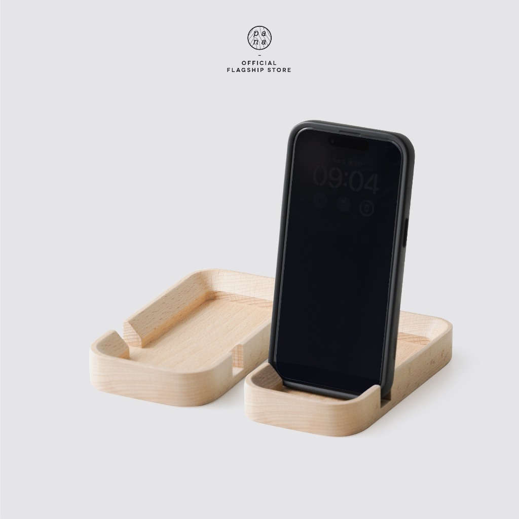 Pana Objects BILLY: Phone stand แท่นวางมือถือ ไม้บีช | Shopee Thailand