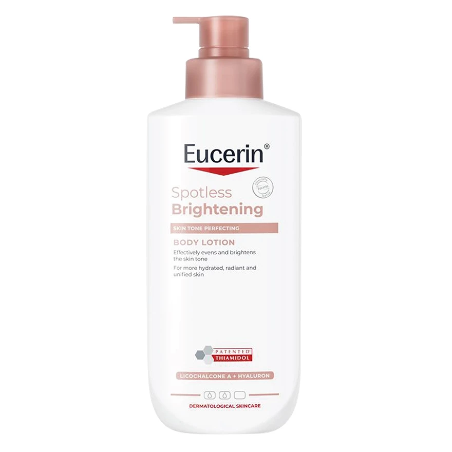 รีวิว Eucerin Spotless Brightening Skin Tone Perfecting Body Lotion 400ml บอดี้โลชั่นลดจุดด่างดำ ปรับสีผิวให้กระจ่างใส 3