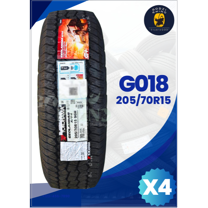 YOKOHAMA รุ่น GEOLANDAR A/T4 G018 (ราคาต่อ 4 เส้น) ยางใหม่ปี 2025-2026 ...