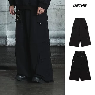 URTHE - กางเกงคาร์โก้ ผ้าไนลอน รุ่น CARGO NYLON - Col. OZDE UNTITLED