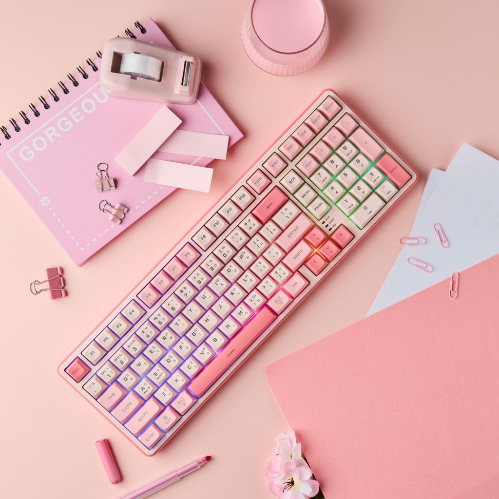 [ประกันศูนย์ไทย] DEKAY R98 Wireless Tri-Mode Rubber Dome Keyboard ...