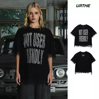 URTHE - เสื้อยืด เสื้อตาข่าย Oversize รุ่น NOT USER FRIENDLY T-SHIRT - Col. OZDE UNTITLED