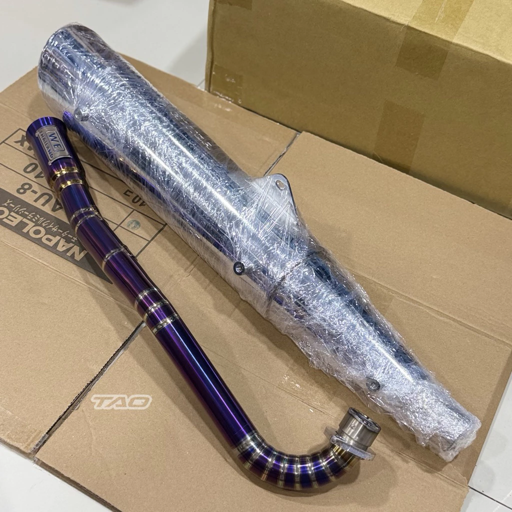 ท่อเวฟ125Rsi ปลายแท้ คอไทเทเนี่ยม WE THAILAND รูปที่ 4