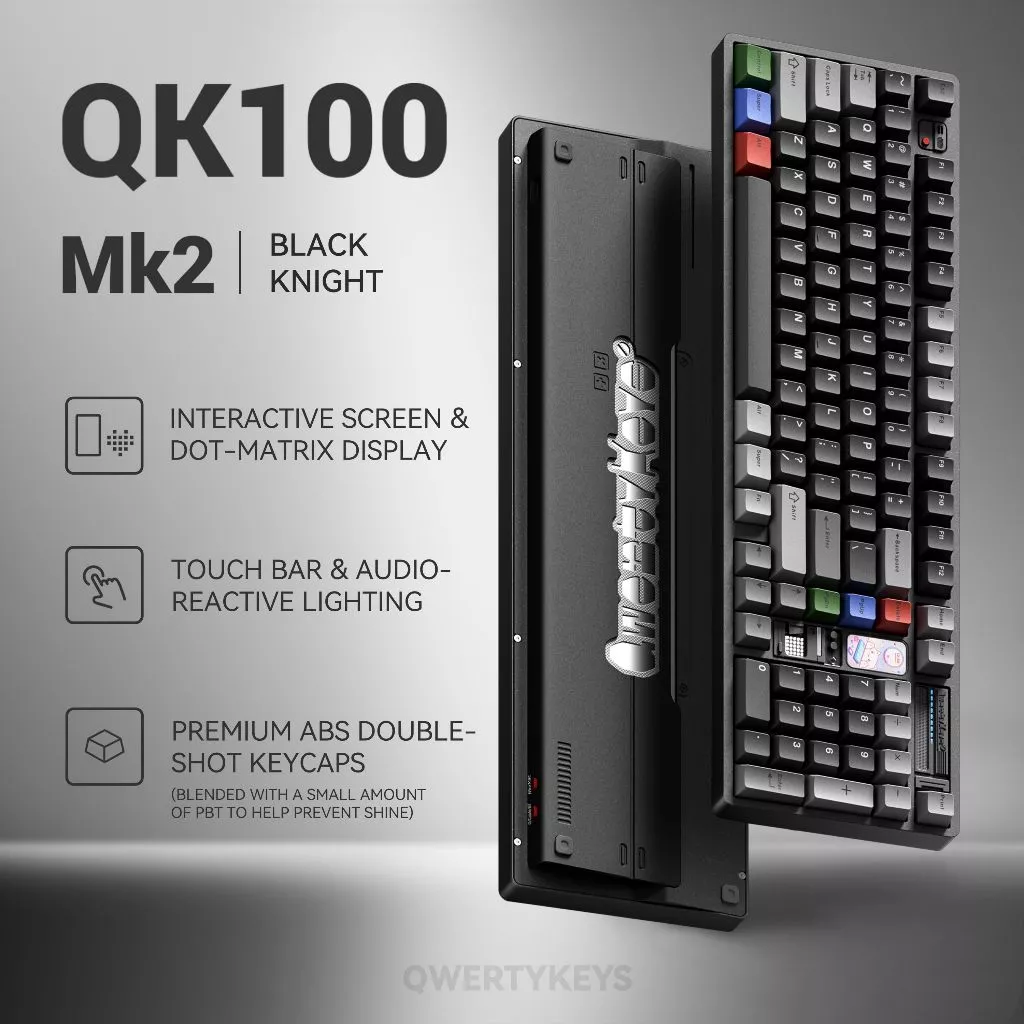 [จัดส่งต้น ส.ค.] QK100 MK2 Pre-built Aluminium เคสอลูมิเนียม Mechanical Keyboard QK100mk2 Bigpenguin คีย์บอร์ด Prebuilt รูปที่ 3